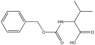 CARBOBENZYLOXY-DL-VALINE Structure