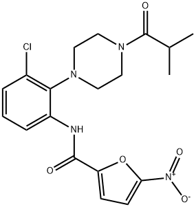 921136-25-6 N-{3-chloro-2-[4-(2-methylpropanoyl)piperazin-1-yl]phenyl}-5-nitrofuran-2-carboxamide