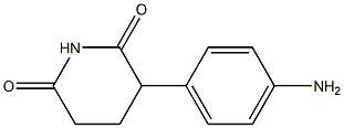 3-(4-Amino-phenyl)-piperidine-2,6-dione,92137-91-2,结构式