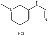 5-Methyl-4,5,6,7-tetrahydro-3H-imidazo[4,5-c]pyridine dihydrochloride Struktur