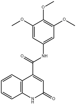 923908-50-3 2-hydroxy-N-(3,4,5-trimethoxyphenyl)quinoline-4-carboxamide
