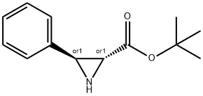 trans-tert-Butyl 3-phenylaziridine-2-carboxylate Struktur
