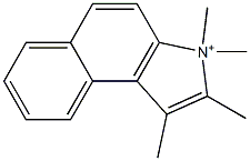 1,2,3,3-Tetramethylbenz[e]indolium Structure