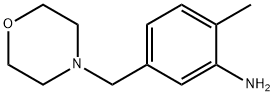2-methyl-5-(4-morpholinylmethyl)benzenamine Structure