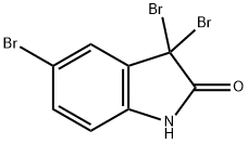 3,3,5-三溴吲哚啉-2-酮, 92635-29-5, 结构式