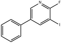 2-Fluoro-3-iodo-5-phenylpyridine Structure