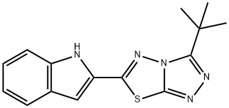 2-(3-tert-butyl[1,2,4]triazolo[3,4-b][1,3,4]thiadiazol-6-yl)-1H-indole|