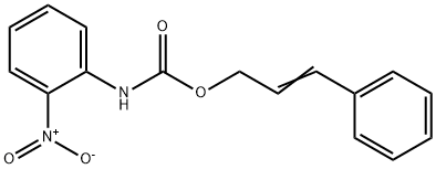 3-PHENYLALLYL N-(2-NITROPHENYL)CARBAMATE Structure