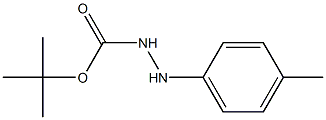 tert-butyl 2-(4-methylphenyl)hydrazine carboxylate Structure