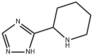 2-(1H-1,2,4-triazol-5-yl)piperidine Struktur