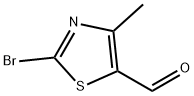 2-bromo-4-methylthiazole-5-carbaldehyde Structure