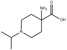 4-amino-1-isopropylpiperidine-4-Carbocylic acid Struktur