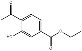 ethyl 4-acetyl-3-hydroxybenzoate Struktur