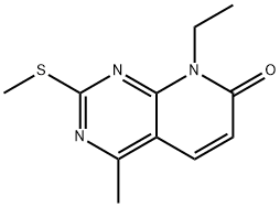 8-Ethyl-4-methyl-2-(methylthio)pyrido[2,3-d]pyrimidin-7(8H)-one Structure