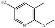 5-methyl-6-(methylthio)pyridin-3-ol Struktur