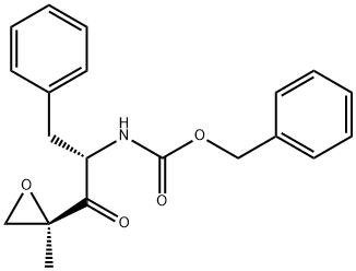 benzyl ((S)-1-((R)-2-methyloxiran-2-yl)-1-oxo-3-phenylpropan-2-yl)carbamate Structure