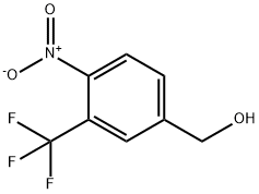 (4-Nitro-3-trifluoromethyl-phenyl)-methanol Structure