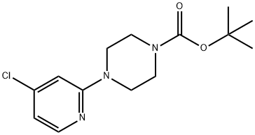 tert-butyl 4-(4-chloropyridin-2-yl)piperazine-1-carboxylate Structure