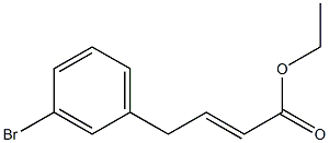2-BUTENOIC ACID, 4-(3-BROMOPHENYL)-, ETHYL ESTER 化学構造式