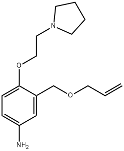 3-(알릴옥시메틸)-4-(2-(피롤리딘-1-일)에톡시)벤젠아민