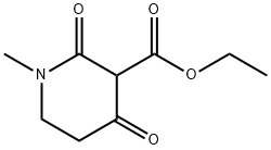 1-甲基-2,4-二氧代-3-哌啶羧酸乙酯, 93758-44-2, 结构式