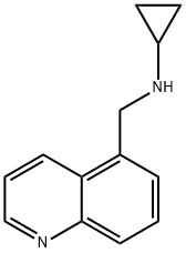 N-(quinolin-5-ylmethyl)cyclopropanamine Structure