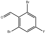 2,6-Dibromo-4-fluorobenzaldehyde Struktur