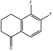 5,6-DIFLUORO-2,3,4-TRIHYDRONAPHTHALEN-1-ONE 结构式