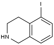 1,2,3,4-Tetrahydro-5-iodo-isoquinoline Structure