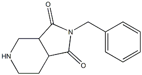 2-benzyl-hexahydro-2H-pyrrolo[3,4-c]pyridine-1,3-dione Struktur