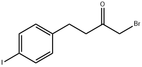 2-Butanone, 1-bromo-4-(4-iodophenyl)- Struktur