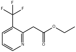 2-(3-(三氟甲基)吡啶-2-基)乙酸乙酯,940933-27-7,结构式