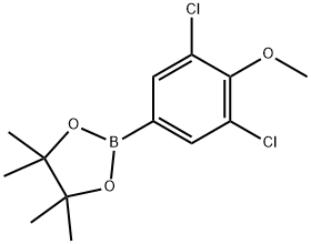 942069-69-4 2-(3,5-dichloro-4-methoxyphenyl)-4,4,5,5-tetramethyl-1,3,2-dioxaborolane