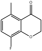8-FLUORO-5-METHYLCHROMAN-4-ONE Structure