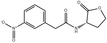 3-nitro-N-[(3S)-tetrahydro-2-oxo-furanyl]-Benzeneacetamide Structure