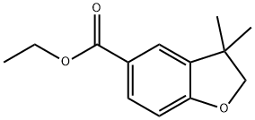 ethyl 3,3-dimethyl-2,3-dihydrobenzofuran-5-carboxylate Structure