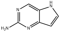5H-pyrrolo[3,2-d]pyrimidin-2-amine Struktur