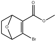 methyl3-bromo-7-oxabicyclo[2.2.1]hept-2-ene-2-carboxylate 结构式