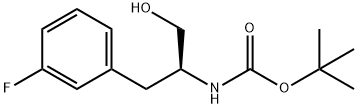 (S)-(1-(3-氟苯基)-3-羟丙基-2-基)氨基甲酸叔丁酯, 944470-56-8, 结构式