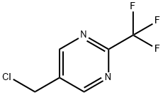 5-(chloromethyl)-2-(trifluoromethyl)pyrimidine 结构式