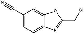 2-Chloromethyl-benzooxazole-6-carbonitrile Structure