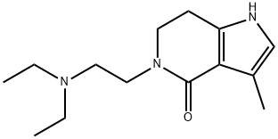 5-(2-diethylamino-ethyl)-3-methyl-1,5,6,7-tetrahydro-pyrrolo[3,2-c]pyridine-4-one, 945381-60-2, 结构式