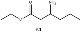 Ethyl 3-aminohexanoate hydrochloride Structure