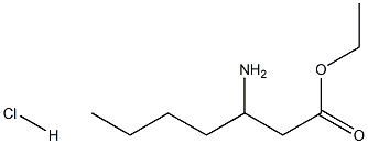 Ethyl 3-aminoheptanoate hydrochloride,945419-80-7,结构式
