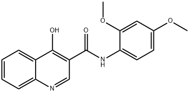 N-(2,4-dimethoxyphenyl)-4-oxo-1,4-dihydroquinoline-3-carboxamide Structure