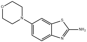 6-Morpholinobenzo[d]thiazol-2-amine 化学構造式