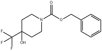 benzyl 4-hydroxy-4-(trifluoromethyl)piperidine-1-carboxylate Structure