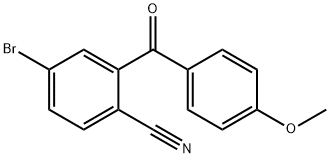 4-bromo-2-(4-methoxybenzoyl)benzonitrile Structure