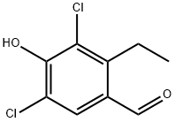 3,5-dichloro-2-ethyl-4-hydroxyBenzaldehyde 结构式