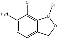 6-amino-7-chlorobenzo[c][1,2]oxaborol-1(3H)-ol Struktur